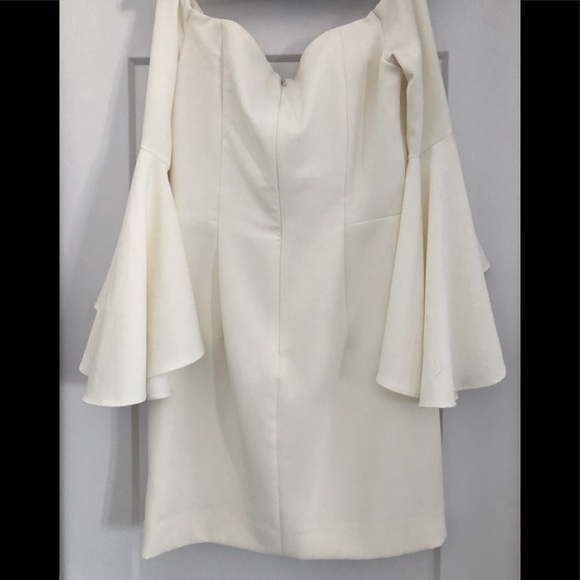 Milly White Bell Sleeve Dress - Picture 5 of 8